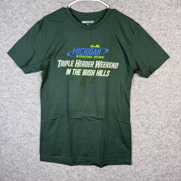 NASCAR Official Mens Michigan International Speedway Triple Header NEW Size M - Picture 1 of 12